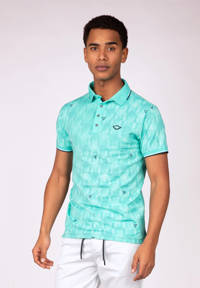 GABBIANO polo met all over print mint
