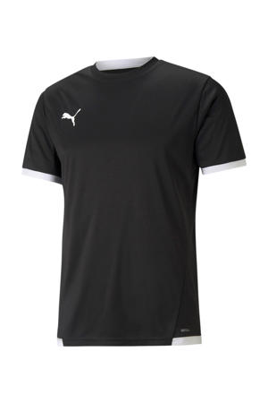 Senior voetbalshirt zwart/wit