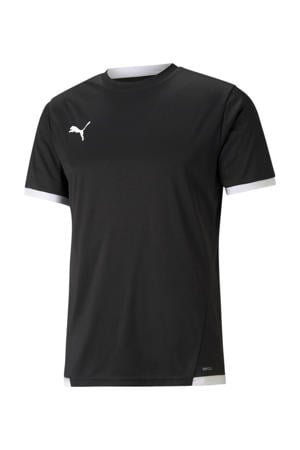 Senior voetbalshirt zwart/wit