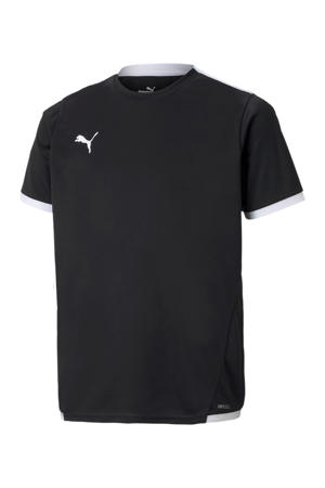 junior voetbalshirt zwart/wit