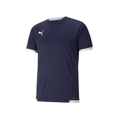 Puma Senior voetbalshirt donkerblauw/wit afbeelding