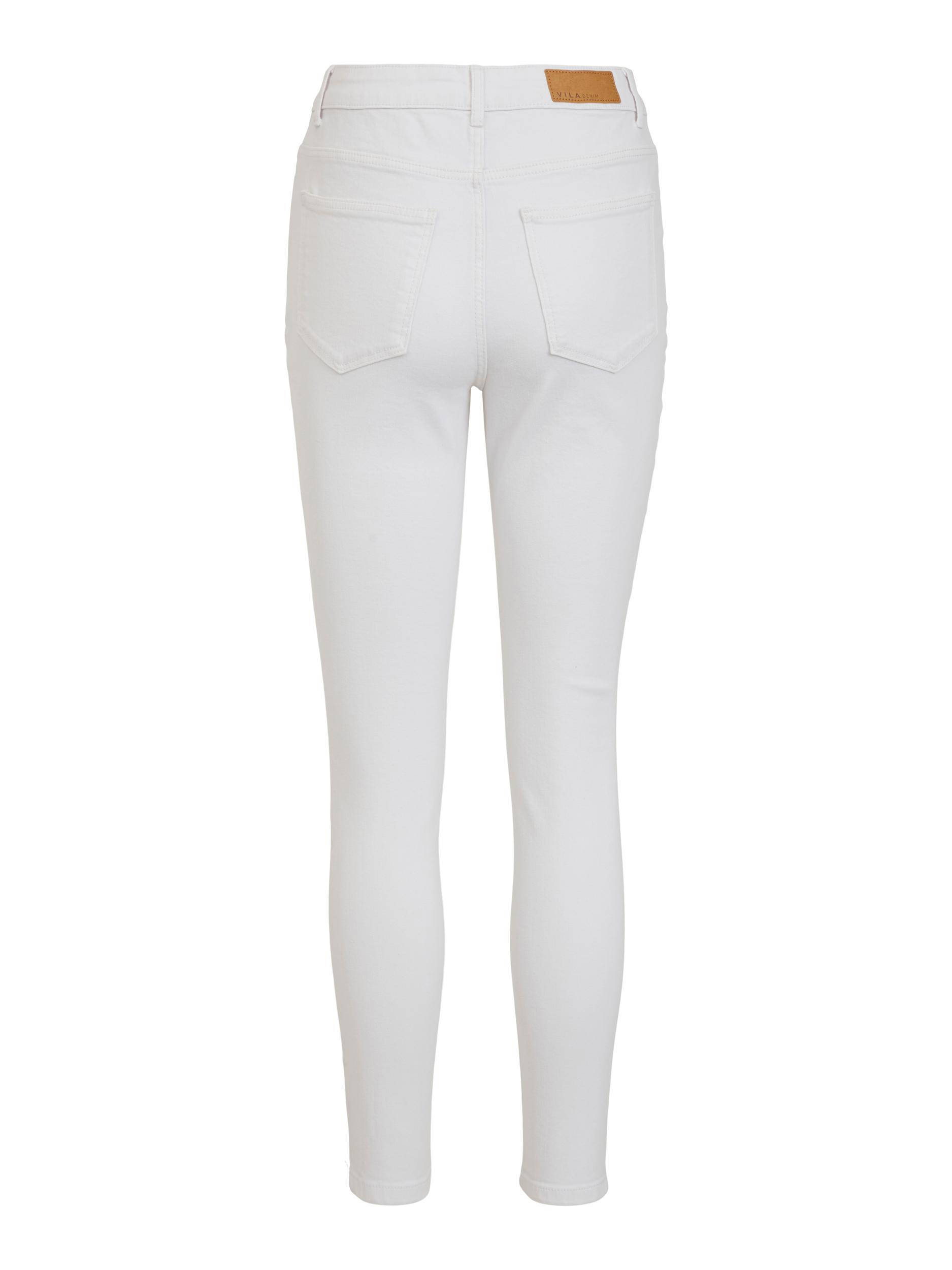 white cropped skinny jeans