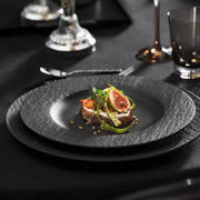 thumbnail: Villeroy & Boch Ontbijtbord / Dessertbord Manufacture Rock - Zwart - ø 22 cm