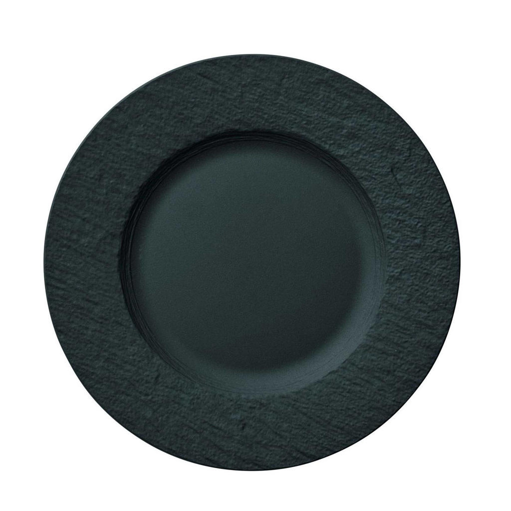 Villeroy & Boch Ontbijtbord / Dessertbord Manufacture Rock - Zwart - ø 22 cm