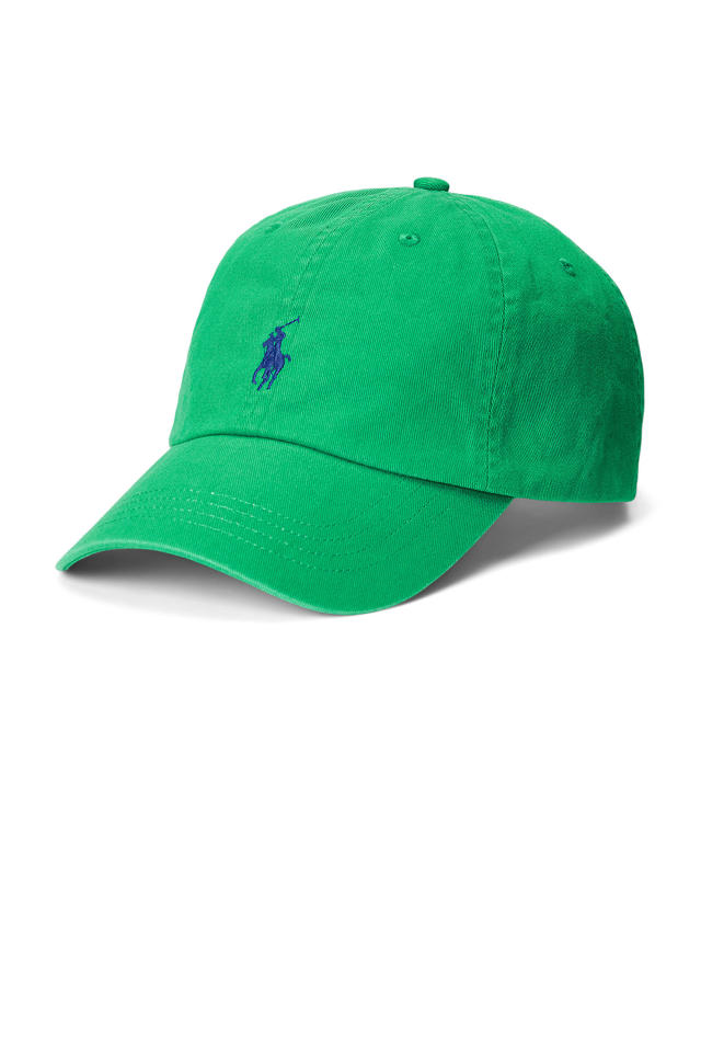 Lokken Staat Vlot Ralph Lauren pet met logo groen | wehkamp