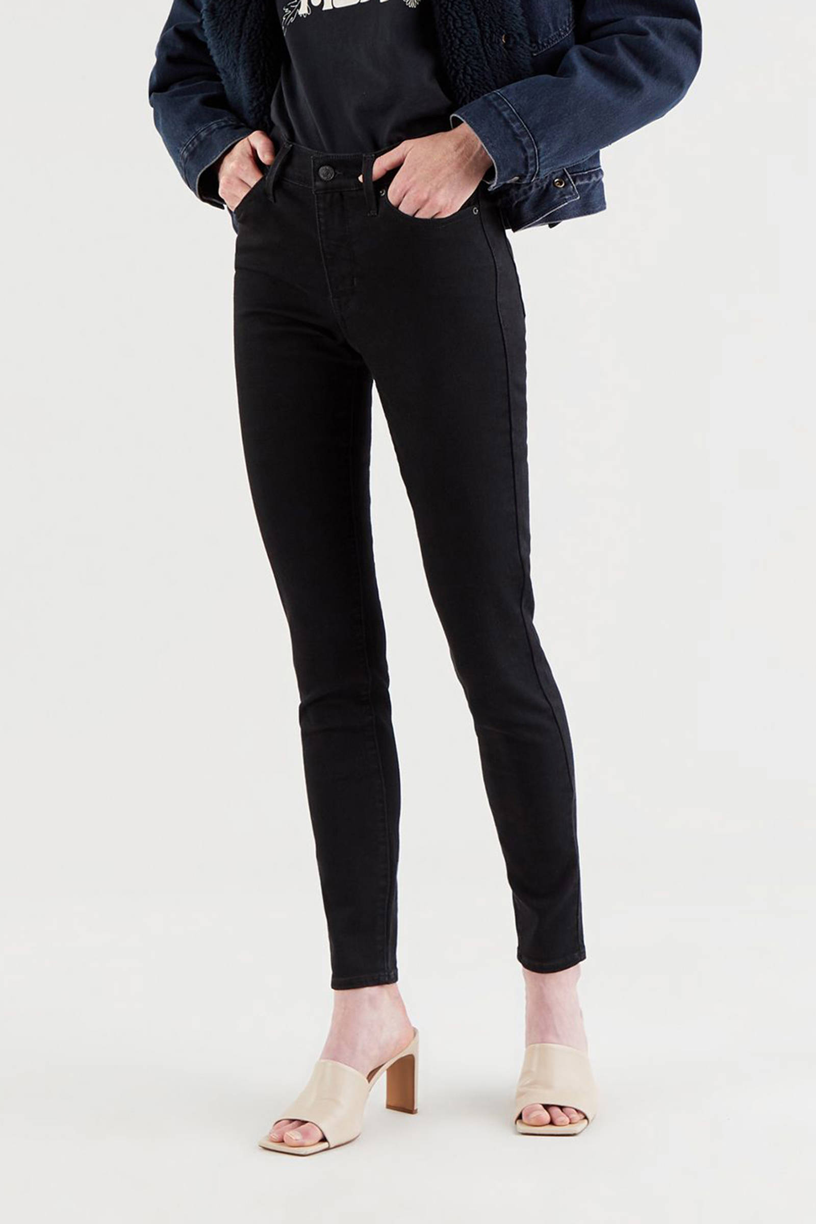 310 shaping super skinny jeans black squared