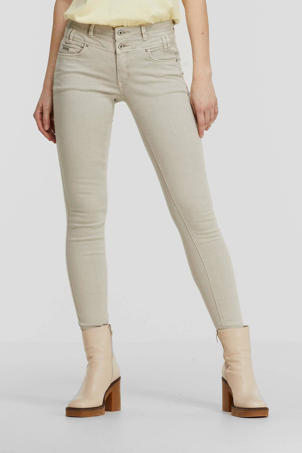 Il Dolce high waist skinny jeans Ibiza sand | wehkamp