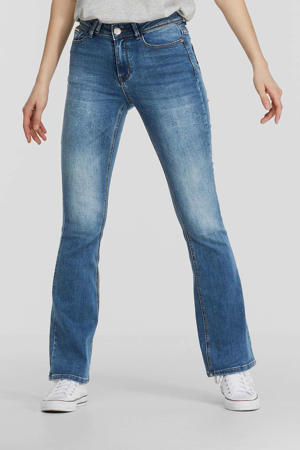 high waist flared jeans Sylvie medium blue