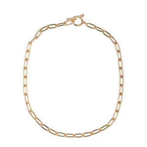 ketting T Bar goudkleurig
