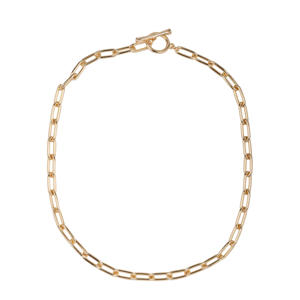 ketting T Bar goudkleurig