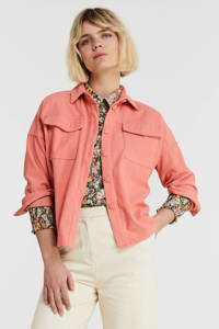 Lofty Manner ribgebreide blouse Alisson roze