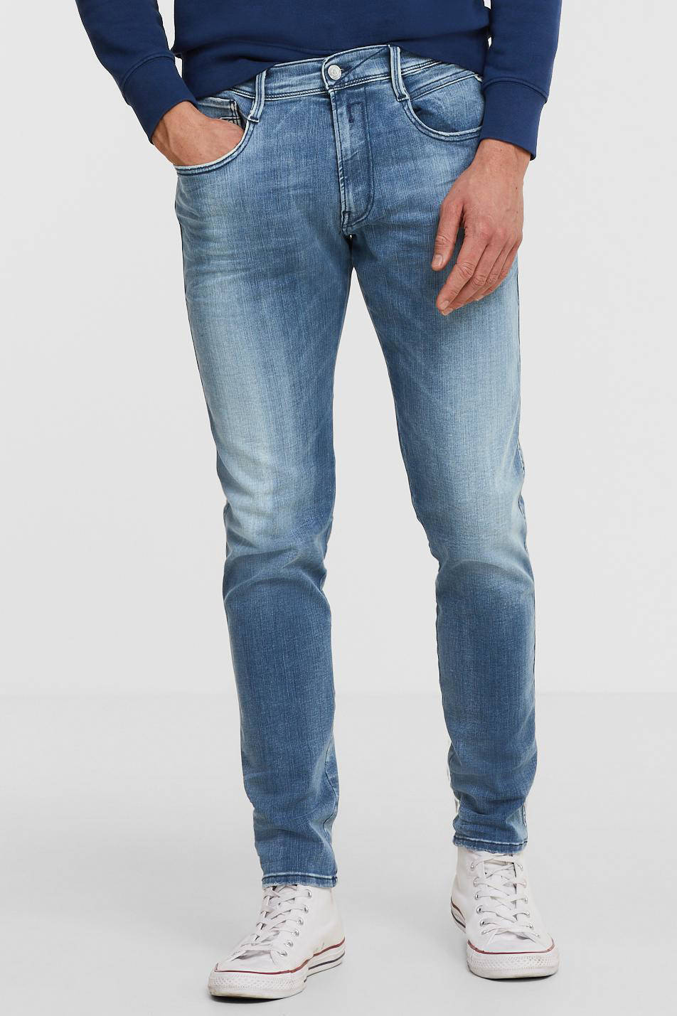 HEREN SUPER SKINNY TAPERED 360° STRETCH JEANS | 80071389 - WE Fashion
