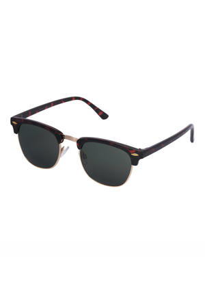 zonnebril JACRYDER met tortoise print bruin