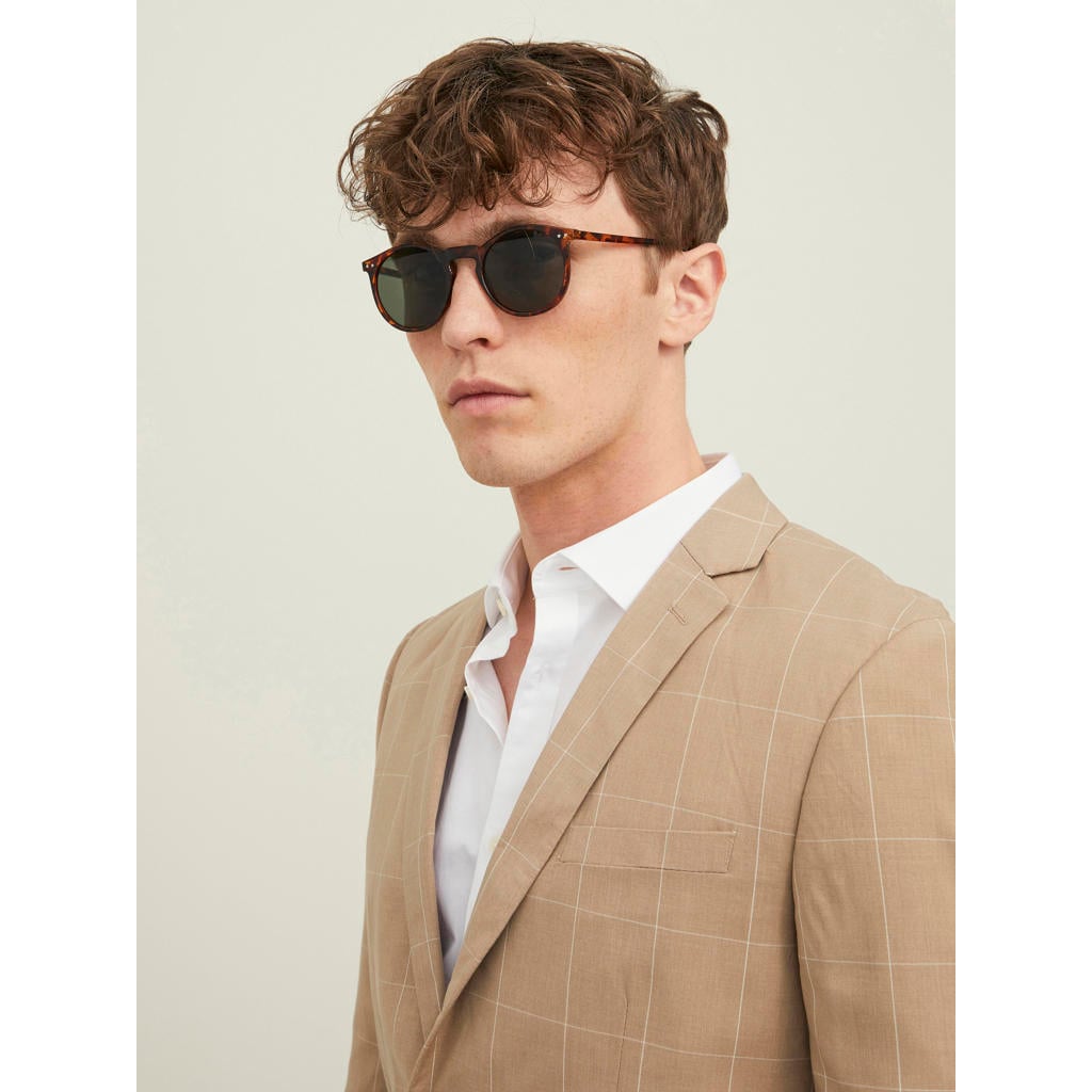 JACK & JONES zonnebril JACRYDER met tortoise print bruin