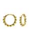 KARMA Jewelry gold plated oorbellen Plain Dots