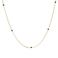 KARMA Jewelry gold plated ketting Black Onyx