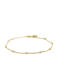 KARMA Jewelry gold plated armband Sparkling Square