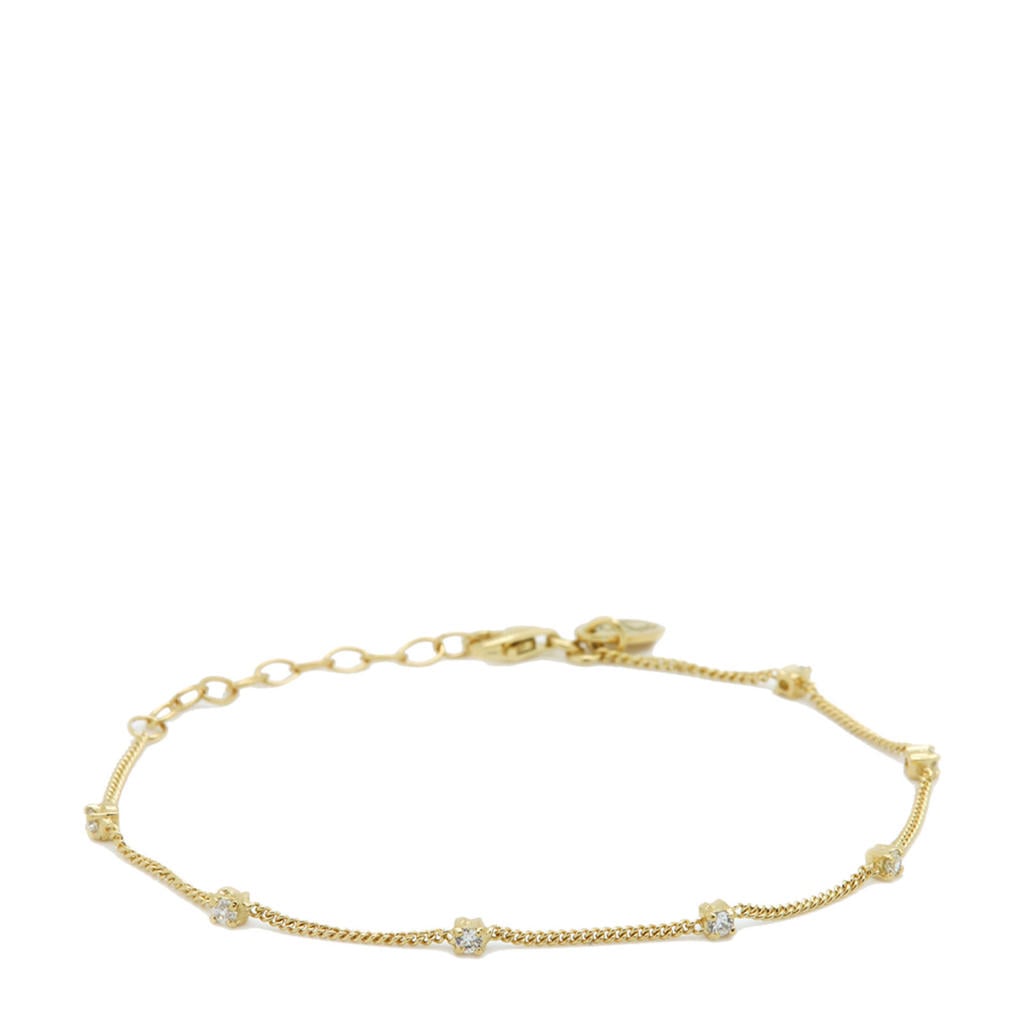KARMA Jewelry gold plated armband Sparkling Square