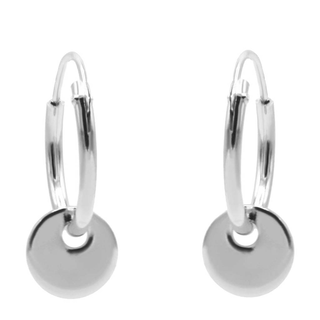 KARMA Jewelry sterling zilveren oorbellen Disc Hoops