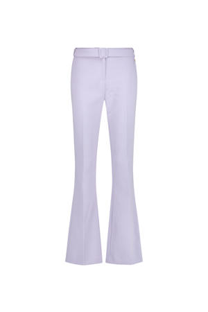 high waist flared pantalon Flarenes lila