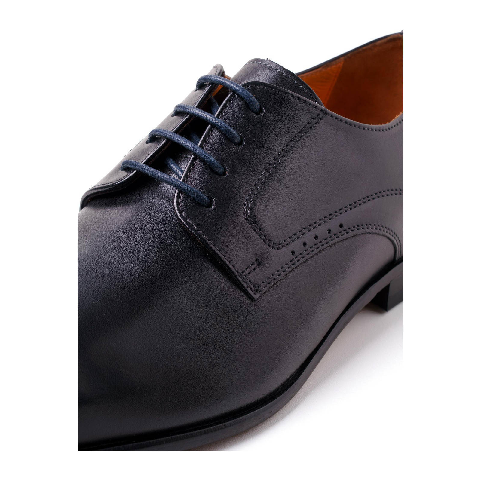 Van Lier Rhodes leren veterschoenen zwart | wehkamp
