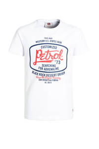 Petrol Industries T-shirt met logo wit