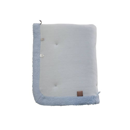 Snoozebaby boxkleed/speelkleed Cheerful Playing 75x95 cm Fresh Blue afbeelding