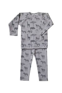 Snoozebaby   pyjama Storm Grey, Antraciet