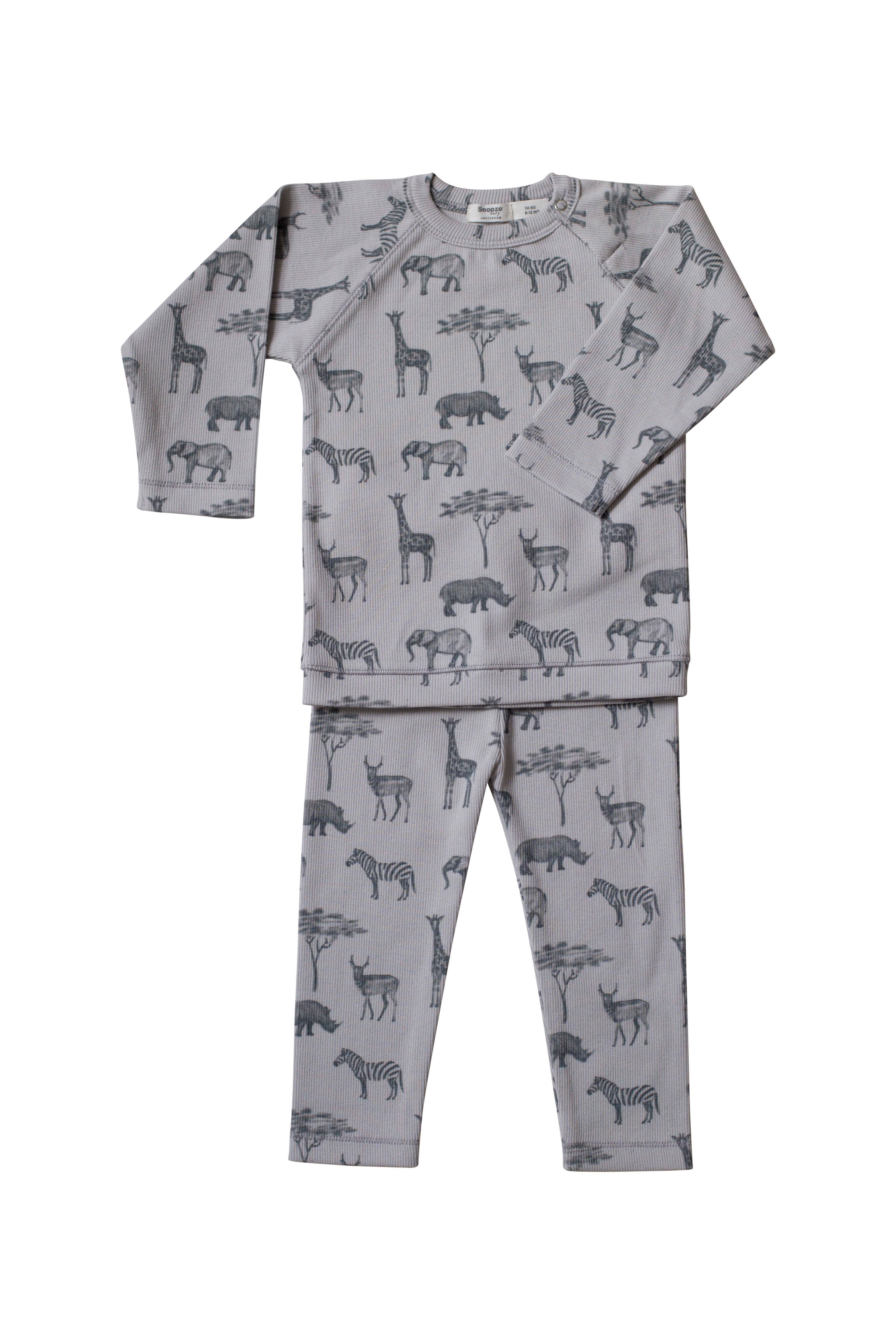 Snoozebaby Storm Grey Pyjama Set online kopen