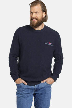 gebreide trui Plus Size ALBREKT donkerblauw