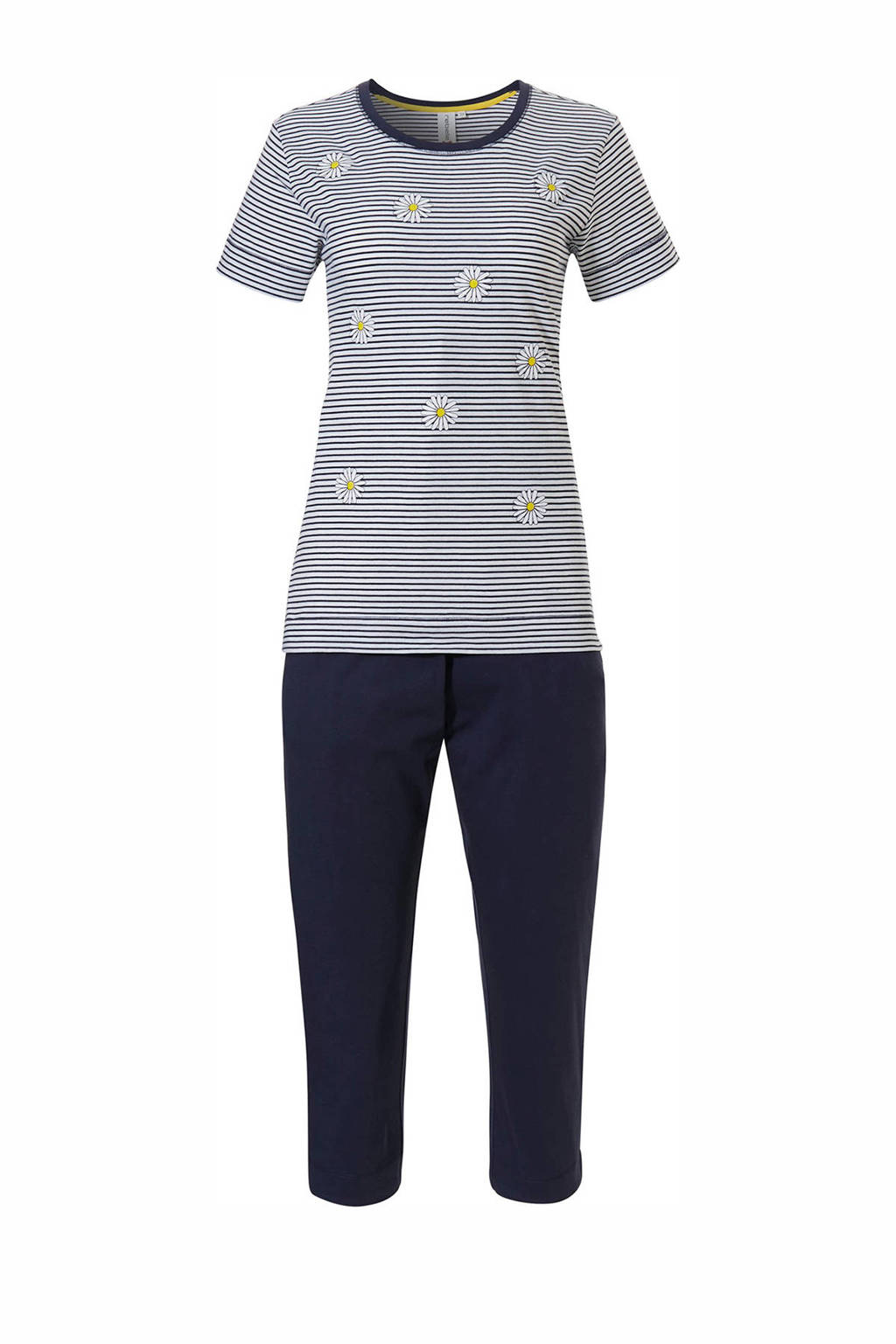 Rebelle pyjama met strepen donkerblauw/wit