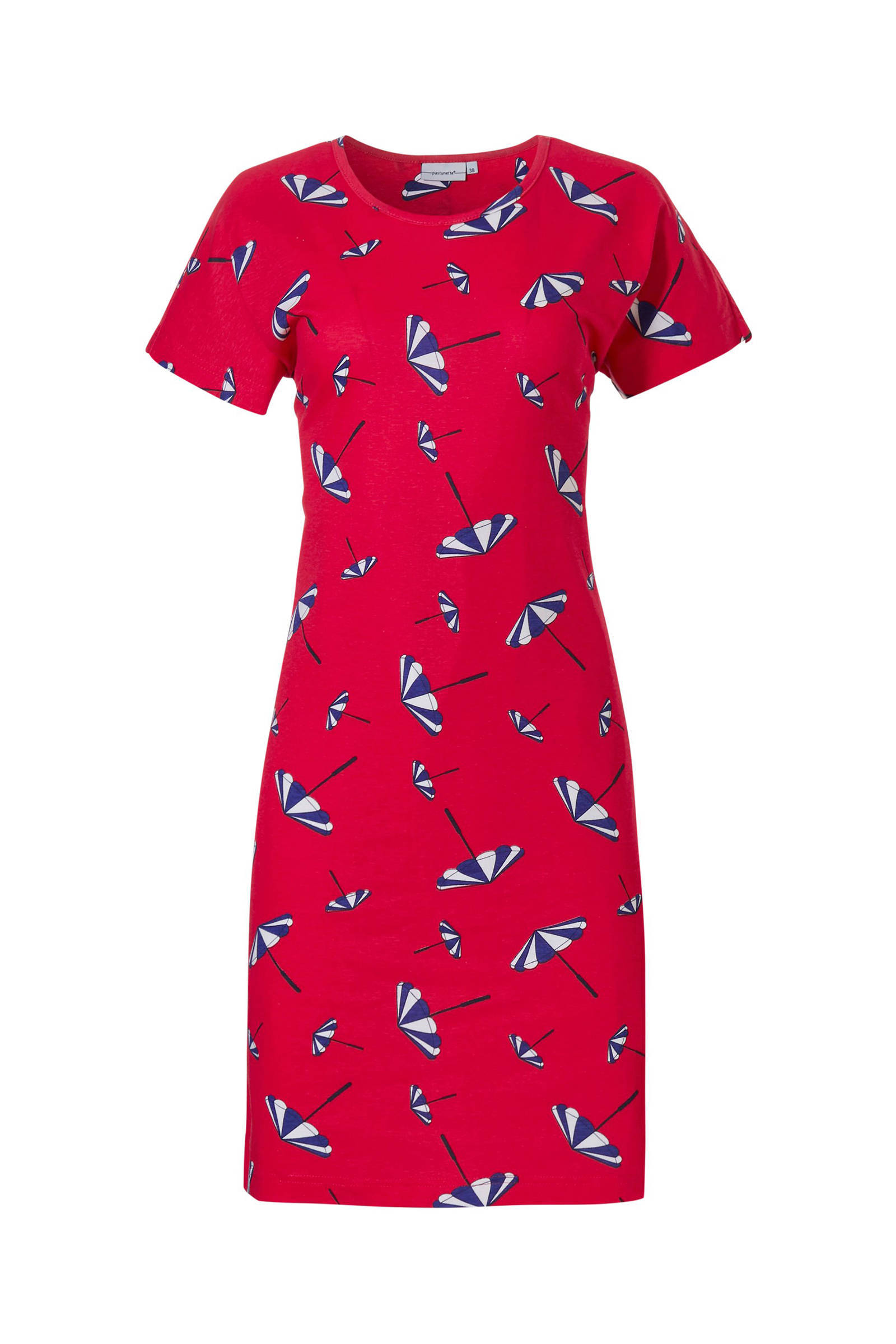 Nachthemd met all over print rood wehkamp Dames Kleding Nachtmode Nachthemden & Jurkjes 