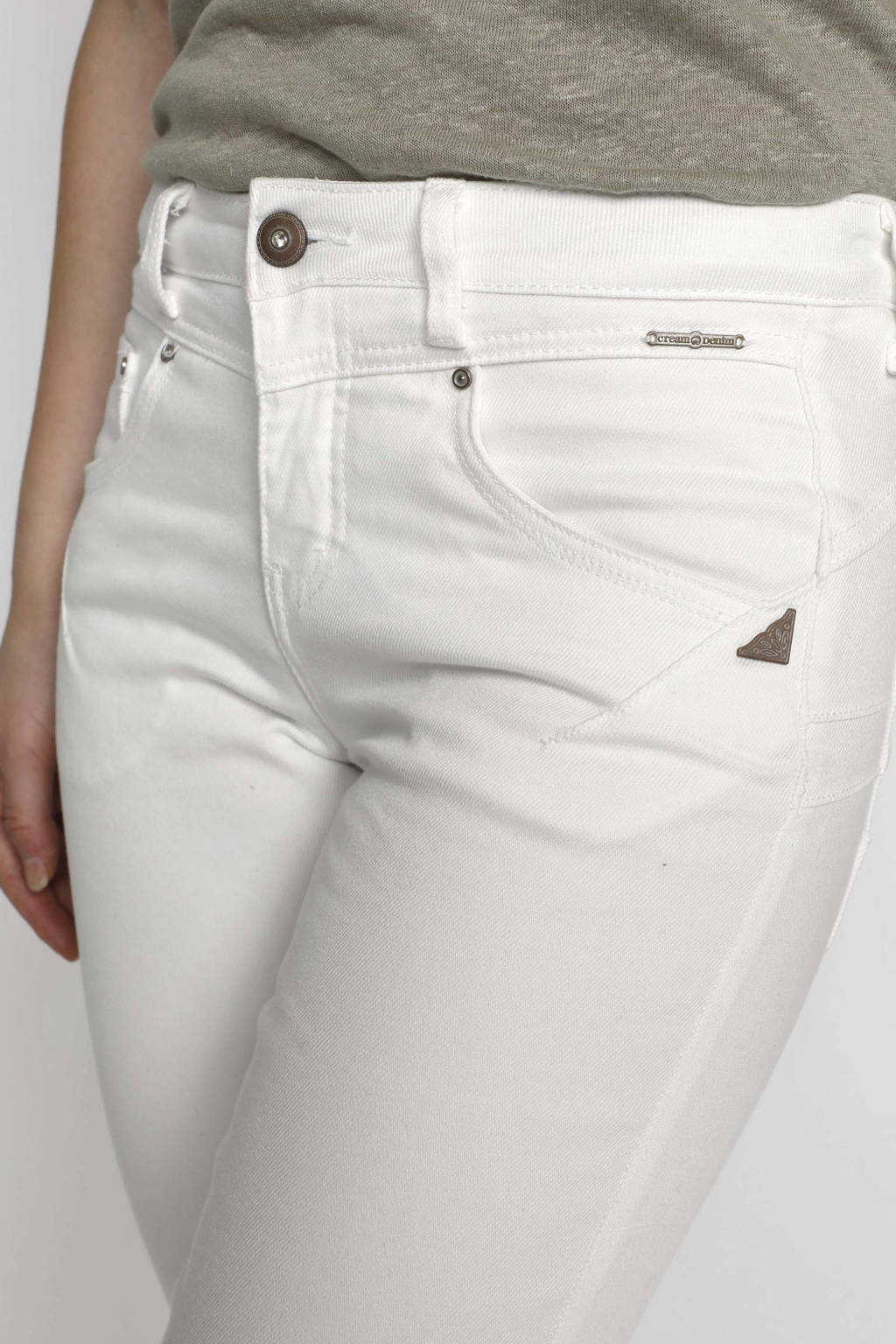 Cream skinny jeans CRAmalie snow white wehkamp