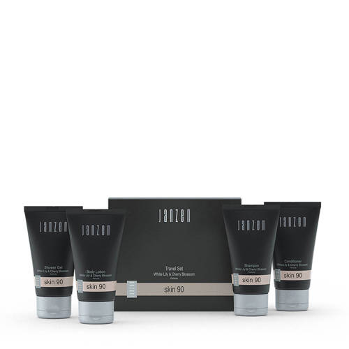 JANZEN travel set Skin 90 - shower gel + body lotion + shampoo + conditioner afbeelding
