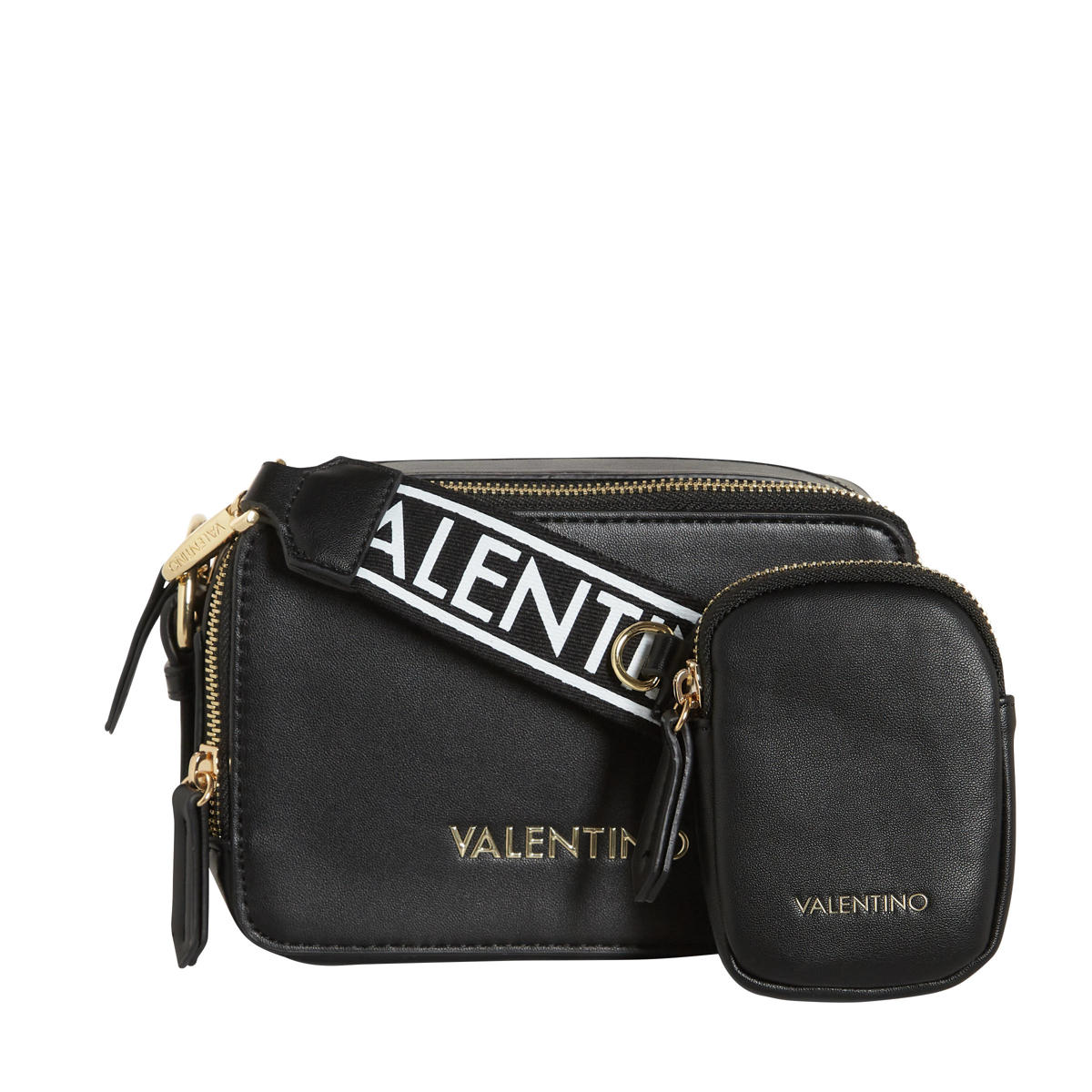 Vermindering Aanvankelijk Hoop van Valentino Bags crossbody tas met logo zwart | wehkamp