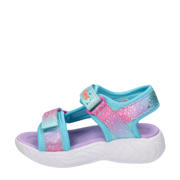 thumbnail: Skechers Unicorn Dreams  sandalen blauw/roze