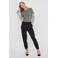 VERO MODA top VMPANDA met katoen groen