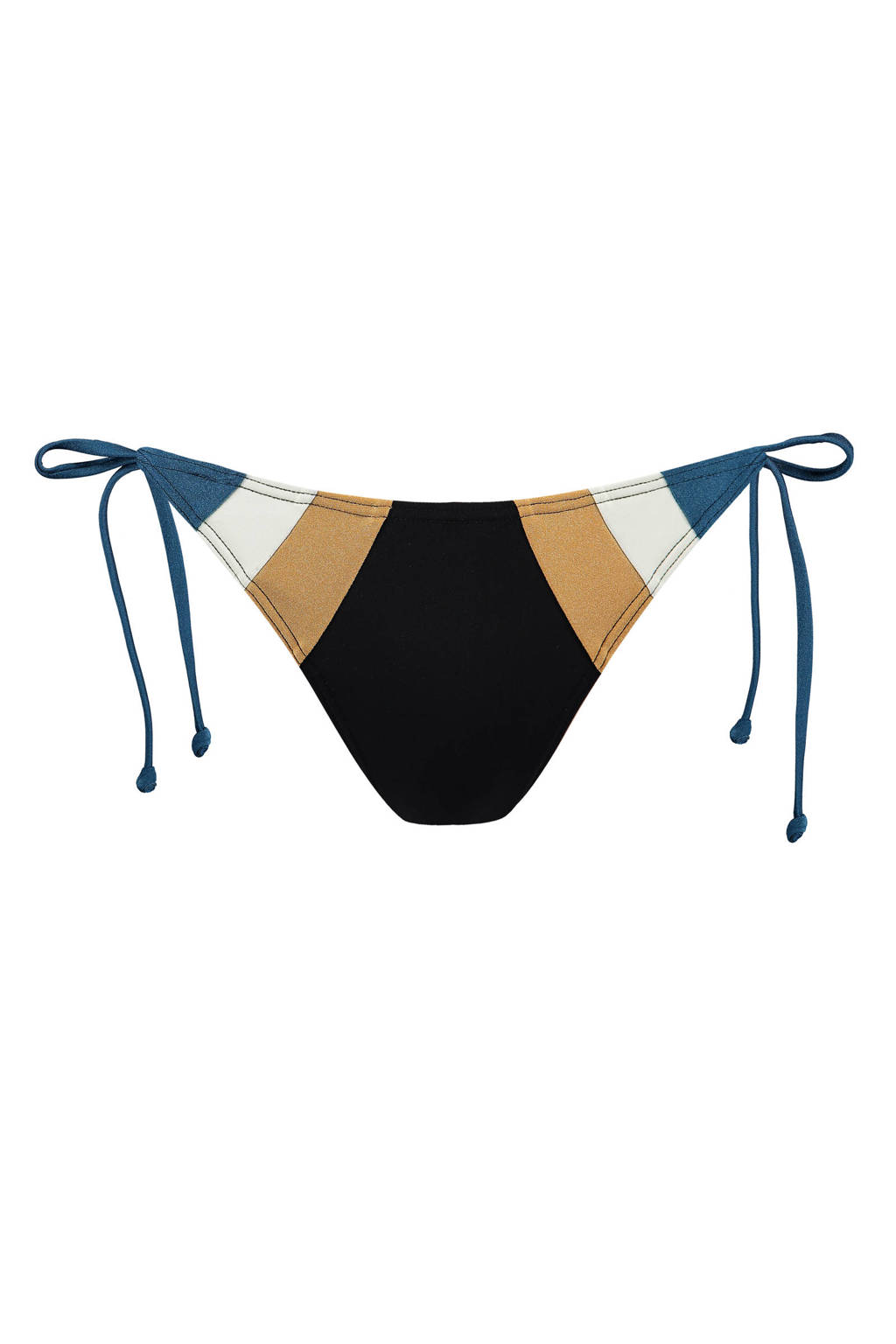 Barts strik bikinibroekje Como beige/blauw/wit