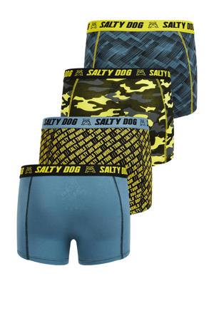 boxershort - set van 4 blauw/geel/zwart