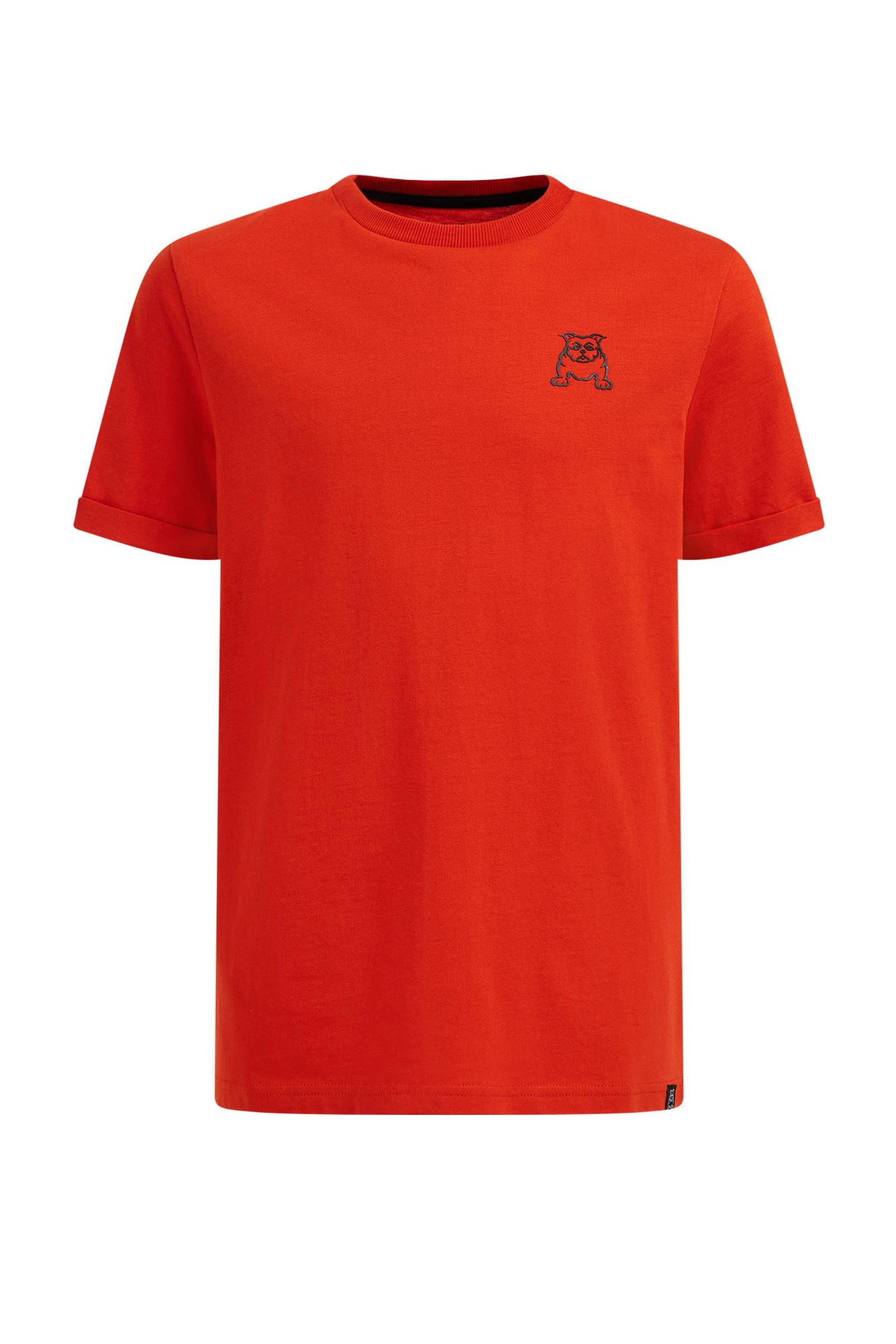 WE Fashion Salty Dog T-shirt met logo 
