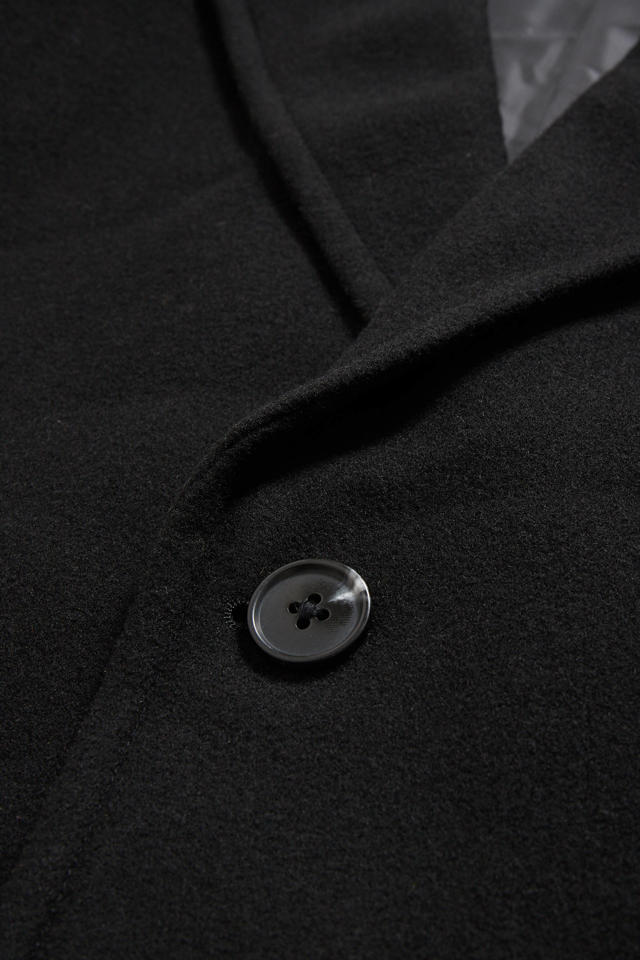 ticket aansluiten Ontwarren C&A jas met wol zwart | wehkamp