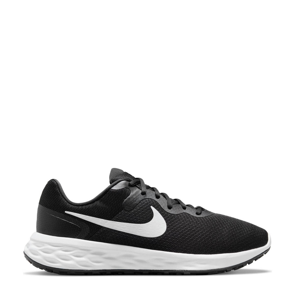 Nike 6 Next Nature hardloopschoenen zwart/wit/grijs | wehkamp