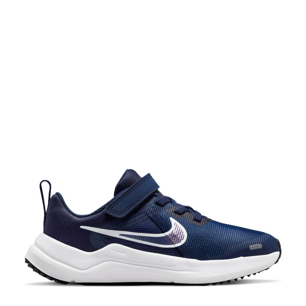 Nike Downshifter 12 Next Nature hardloopschoenen donkerblauw/blauw/wit kids