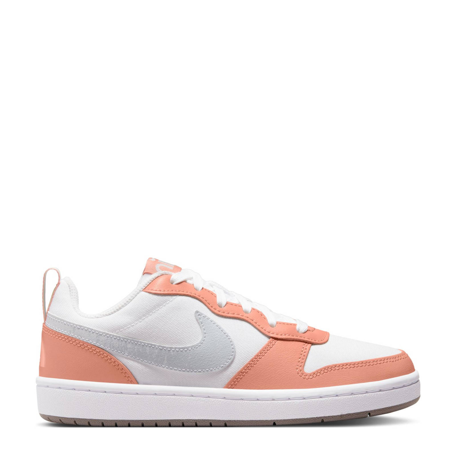Nike Court Borough Low 2 Special Edition leren sneakers wit/roze | wehkamp