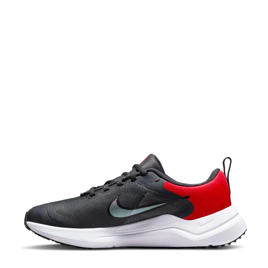 Nike Downshifter 12 Next Nature hardloopschoenen zwart/wit/rood wehkamp