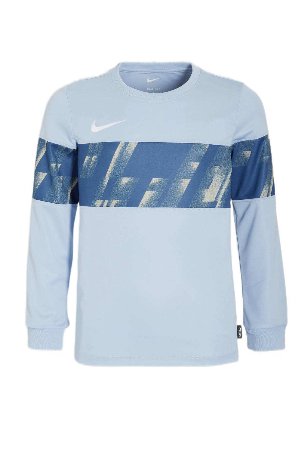 Nike   voetbalshirt lichtblauw