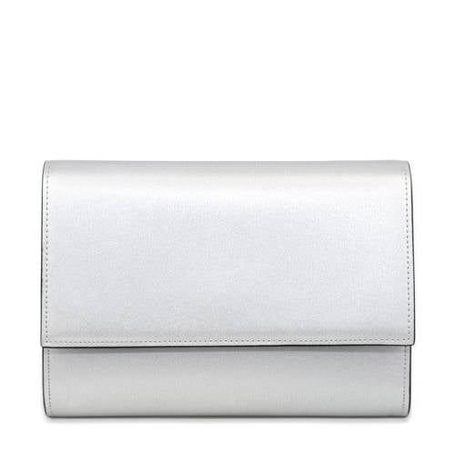 Abrazi leren clutch Jackie matzilver afbeelding