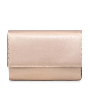 leren clutch Jackie rosé
