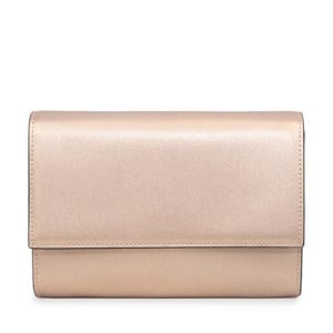 leren clutch Jackie rosé
