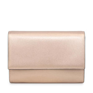 leren clutch Jackie rosé